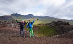 Sopečný kráter Saxhóll