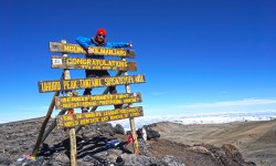 Uhuru peak Mt. Kilimanjaro Africa