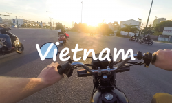 Vietnam motorkou