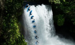 Aniol Serrasolses performs during the Red Bull Snow Kayak project in Pucon, Region de la Araucania, Chile on September 18, 2020. // SI202103270002 // Usage for editorial use only //